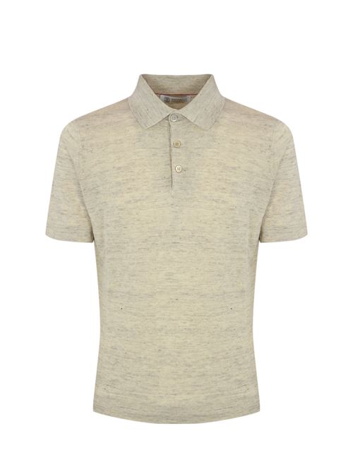 Polo in lino e cotone Juta BRUNELLO CUCINELLI | M2L00315C2438